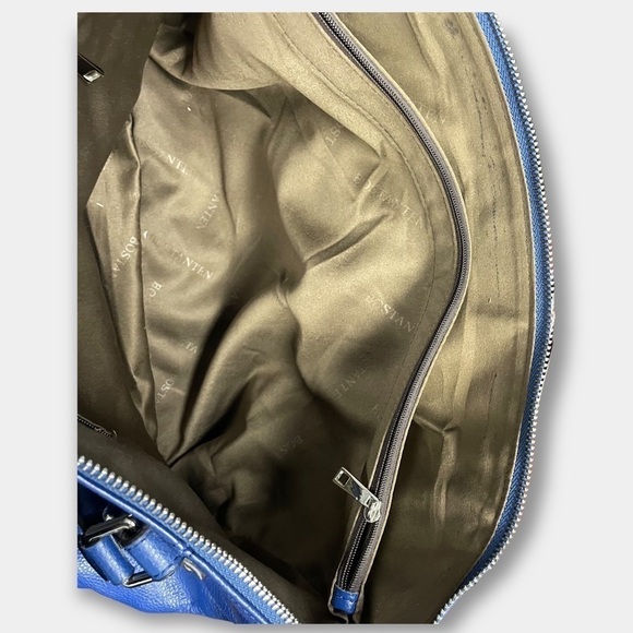 Bostanten Royal Blue Tote Purse Adjustable Strap - Picture 5 of 8